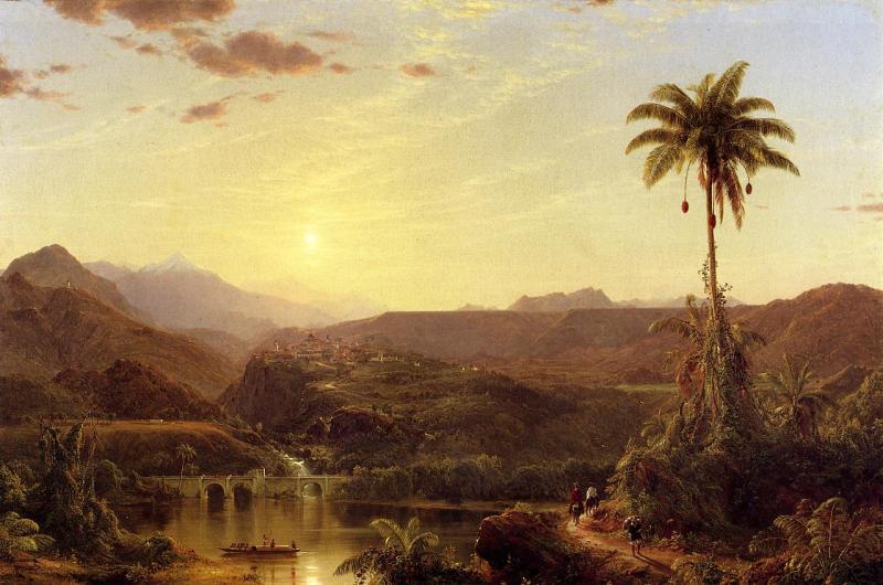 Frederic Edwin Church The Cordilleras Sunrise